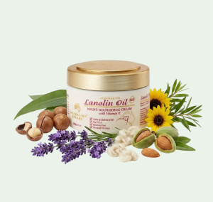 Australian Creams MkII Lanolin Oil Night Nourishing Cream with Vitamin E 250g