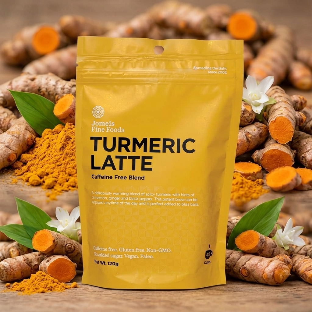 Jomeis Fine Foods Turmeric Latte 120g - Image 2